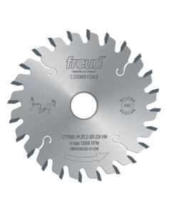 Freud LI25M43LE3 160mm x 4.3 - 5.5mm x 45mm 36T Conical ATB Scoring Saw Blade