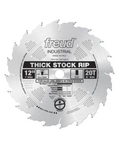 Freud LM71M012, 12" x 1" x 20T Flat Saw Blade