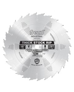 Freud LM71M016 16" x 28 TPI Thick Stock Rip Saw Blade