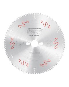Freud LU5E01 250mm x 2.8mm x 30mm 100T TCG SLVR ICE Saw Blade for ALMN & NON-FERRS