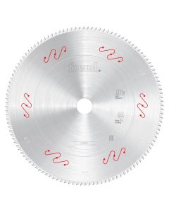 Freud LU5E04 255mm x 2.8mm x 1" 120T TCG SLVR ICE Saw Blade for ALMN & NON-FERRS