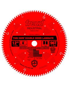 Freud LU96R012 12" Thin Kerf Double Sided Laminate & Melamine Saw Blade