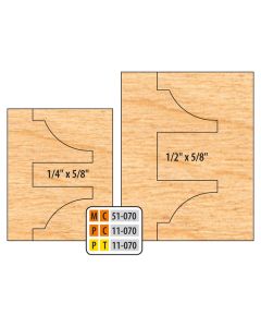 Freeborn MC-51-070 Mini-Pro 2-15/16″ 3 Wings Double Sided Cope & Pattern Shaper Cutter Set