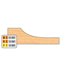 Freeborn MC-55-001 Mini-Pro 4-1/2″ 3 Wings Raised Panel Shaper Cutter