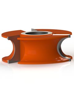 Freeborn MC-64-006 Mini-Pro 2-15/16″ 3 Wings Bullnose Half Round Concave Shaper Cutter