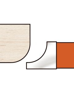 Freeborn MC-65-006, 2-5/16" x 3/8" Corner Rounding Shaper Cutter