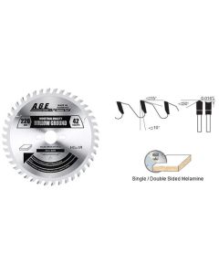 Hollow Ground Saw Blades - Positive Hook Angle