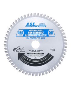 Amana Tool MD160-565 160mm Carbide Tipped Aluminum/Plastic Circular Saw Blade