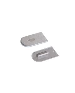 Lamello 186350C Metal Look Silver Cabineo Cover Cap