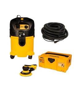 Mirka MID650-912-10 CX650 DEROS 6" Sander & DE-1230-PC HEPA Dust Extractor System with 33' Reach