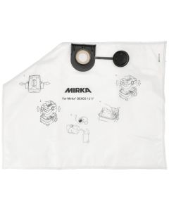 Mirka MIX1215171 Fleece Dust Bag for DEXOS 1217, 5/Pack