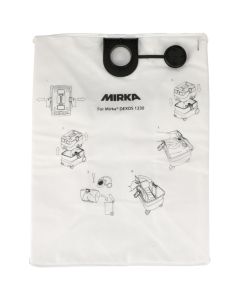 Mirka MIX1216171, 30L Fleece Dust Bag for DEXOS 1230, 5/Pack 