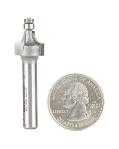 Amana Tool MR0114 1/2" Miniature Corner Rounding Router Bit with Lower Ball Bearing