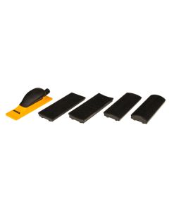 Mirka Abrasives MVHB38-K, 2.75"x8" Grip 40H Yellow Hand Sanding Block Kit