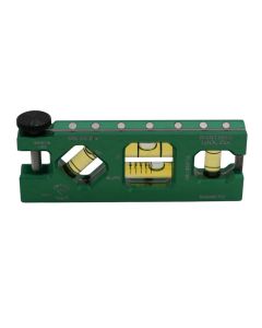 Martinez Tool Co MZ3507_GN, 5" Green Titanium V-Groove Level