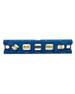 Martinez Tool Co MZ3509_BL, 9" Blue Titanium V-Groove Level