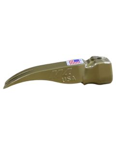 Martinez Tool Co MZ4243_GL, M4 0.75 lbs Gold Smooth Face Finish Head