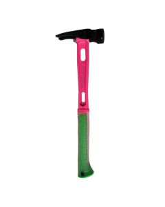 Martinez Tool Co MZ4254, 15oz WaterMelon M1 Milled Pink/Green Curved Hammer