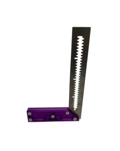 Martinez Tool Co MZ4840_PU, Purple Titanium Precision Carpenter Square