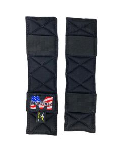 Martinez Tool Co MZ6507_BRD, Black & Red Suspender Shoulder Pads