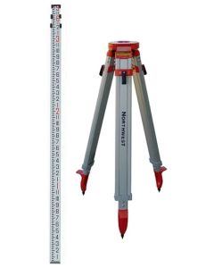PLOTT / NWI NAR09E + NAT81 Tripod & 9' Grade Rod Package