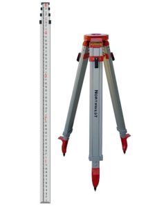 PLOTT / NWI NAR16E + NAT81 Tripod & 16' Grade Rod Package