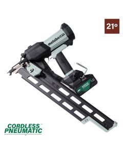 Metabo HPT NR1890DRBQRY 18V Cordless Pneumatic Cordless 21-Degree Framing Nailer
