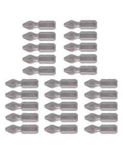 Vessel Tools NTPH2254P25T 25 Piece PH2 x 25.4mm Neck Torsion Power Bits