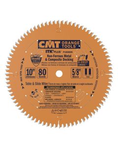 CMT Tools P10080N, 10" ITK Plus Non-Ferrous Metal & Composite Decking Saw Blade