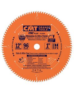CMT Tools P12096, 12" x 0.102" ITK Plus Melamine & Ultra Finish Saw Blade