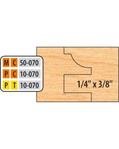 Freeborn PC-10-070, 6-Piece 4" x 1-1/4" Cope & Pattern Cutter Set