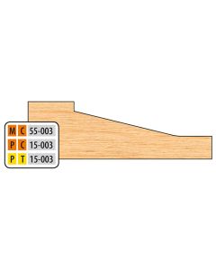 Freeborn PC-15-003 Pro-Line 6″ 3 Wings Raised Panel Shaper Cutter