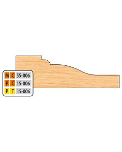 Freeborn PC-15-006 Pro-Line 6" 3 Wings Raised Panel Shaper Cutter