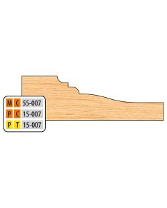 Freeborn PC-15-007 Pro-Line 6" 3 Wings Raised Panel Shaper Cutter