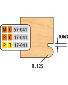 Freeborn PC-17-041, 4" x 1-1/4" Carbide Tip Door Edge Bead Cutter