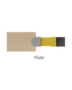 Freeborn PC-23-006, 3/8" x 3/4" Carbide Tip Half Round Convex Shaper Cutter