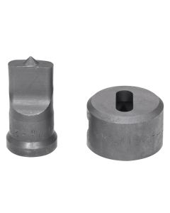 Edwards PDOB3/8X1 1/16 3/8" x 1 1/16" Oblong Punch & Die Set with Key-Way