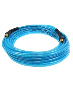 Coilhose Pneumatics PFE40504T 50' x 1/4" MPT Blue Flexeel Hose