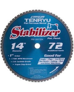 Tenryu PRF-35572DK Steel Pro 14" x 72T Carbide Tipped Saw Blade