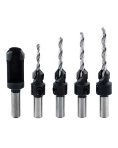 Amana Tool PS-500 8mm Carbide Tipped Countersink & Steel Plug Cutter Drill Bit Set