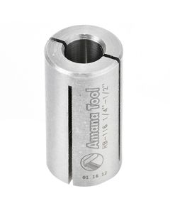 Amana Tool RB-116 1/2" High Precision Steel Router Collet Reducer