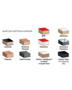 CNC V Groove, Miter Fold & Signmaking Router Bits with Solid Carbide Insert Knives