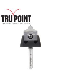 Amana Tool RC-1053 Tru Point 1/8" x 1/4" x 2-7/8" CNC Roundover Insert Router Bit