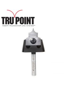 Amana Tool RC-1055 Tru Point 1/4" x 1/4" x 2-7/8" CNC Roundover Insert Router Bit