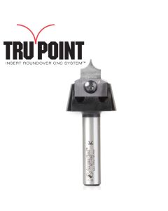 Amana Tool RC-1058 Tru Point 1/4" x 1/2" x 3-5/16" CNC Roundover Insert Router Bit