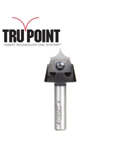 Amana Tool RC-1063 Tru Point 3/8" x 1/2" x 2-7/8" CNC Roundover Insert Router Bit