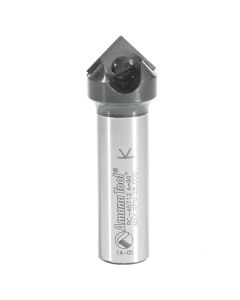 Amana Tool RC-45712 21/64" Carbide Tipped In-Tech Insert V Groove Router Bit
