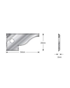 CNC Insert Multi Purpose Profile Router Bit Replacement Knives