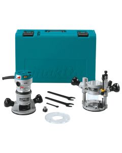 Makita RF1101KIT2 2‑1/4" HP Router Kit with Plunge Base