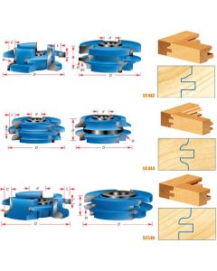 Stile & Rail Cabinet Door Cutter Sets for 3/4 Inch Material - Ogee